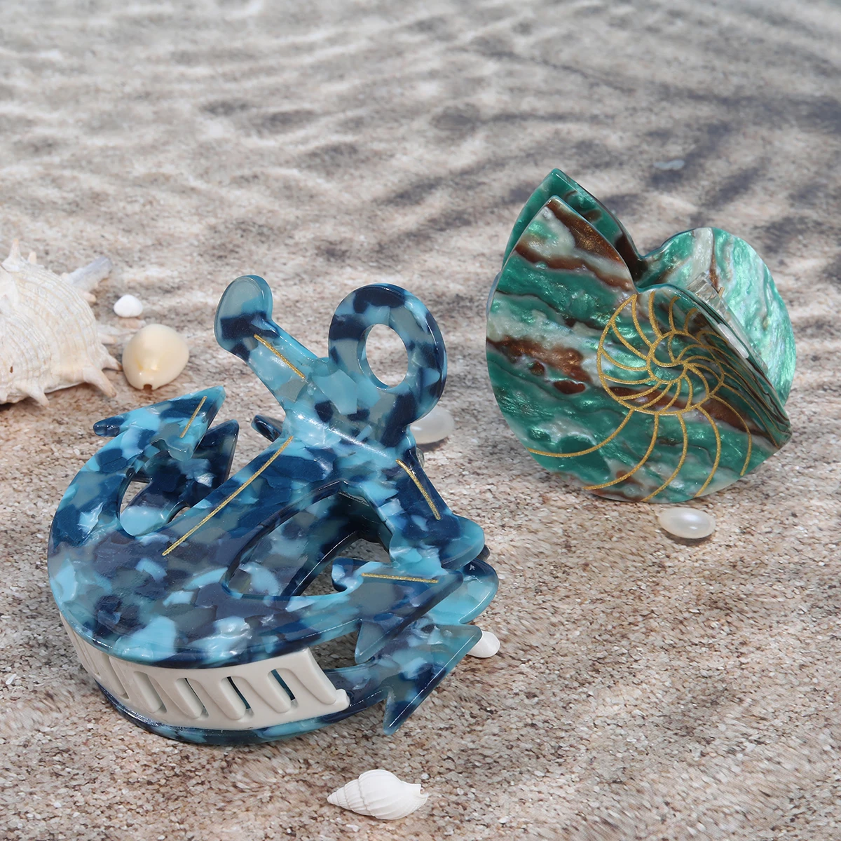 personalized cellulose acetate hair claw high quality custom hair claw for women