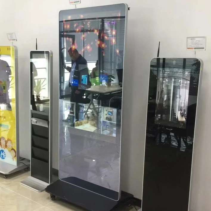 Modern Style Magic Mirror Lcd tv Bathroom Customized LED Defogger Android 8.1 Smart Mirror