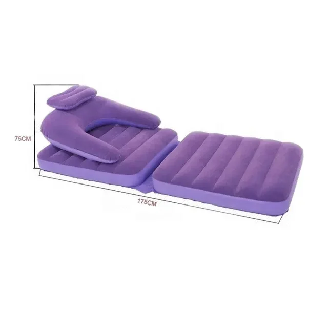 High Quality Inflatable Couches Air Sofa Bed Blow Up Sofa Lounger for Camping Waterproof furniture