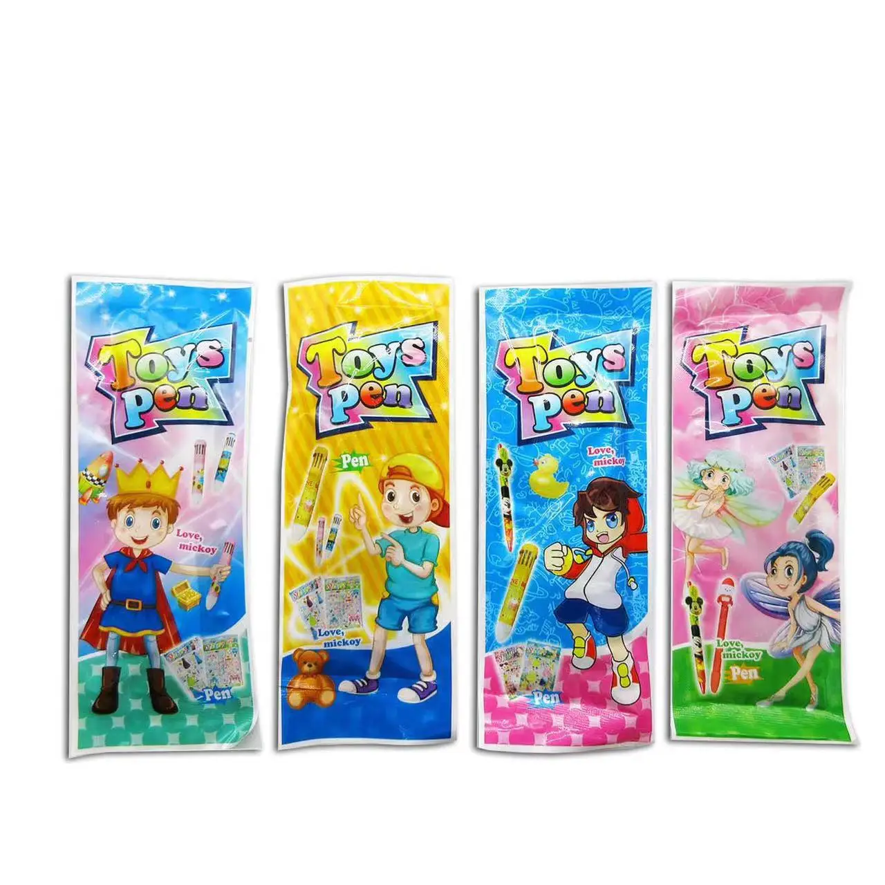 OEM Kids Surprise Candy Toys Magic Pop Candy  Tattoo Stick Pen With Popping Sweets Candies Toys 2024 New Candy Toys Wholesale