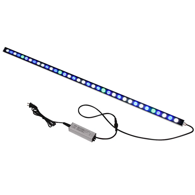  2021 1000K white blue green uv full spectrum 45 inch 36x3w 108w coral reef used led aquarium