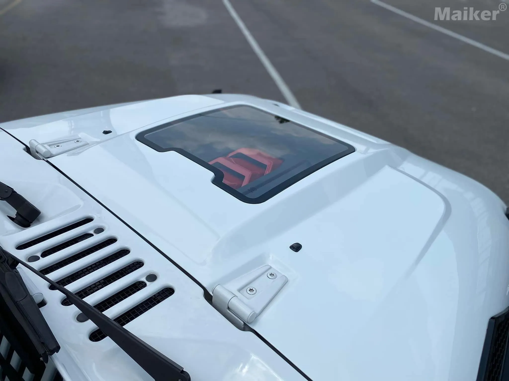 Maiker Space Capsule Engine Cover For Jeep Wrangler JK 3.0 3.6T JL 2.0T Exterior Accessories Maiker Manufacturer