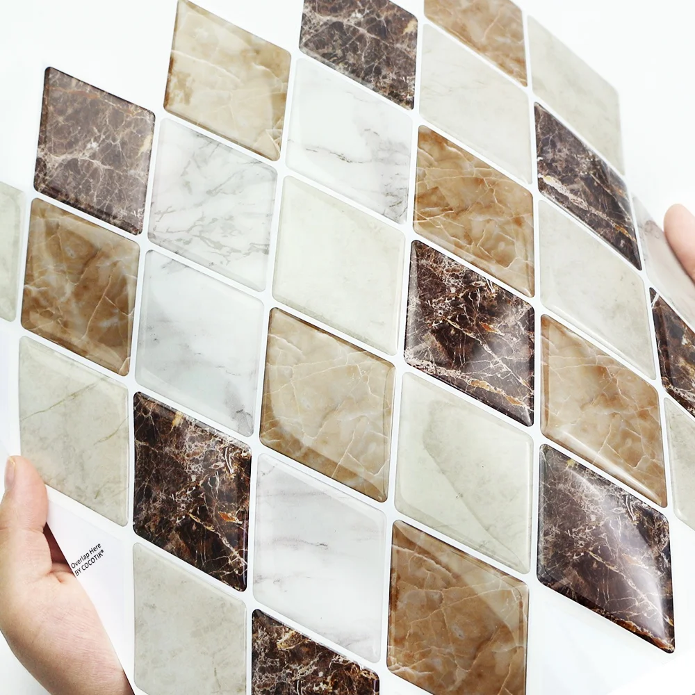 2021 Hot Selling Sticker High Quality 3d Epoxy Wall Sticker Waterproof Home Decoration Peel And Stick Wallpaper