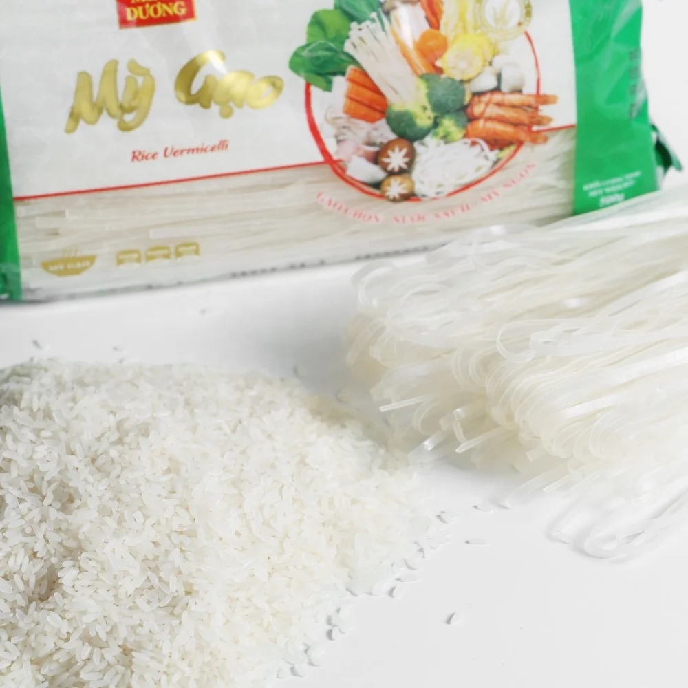 Рисовая Лапша 5 мм, рисовая вермишель, Пхо Минь дуон, лапша вермишель