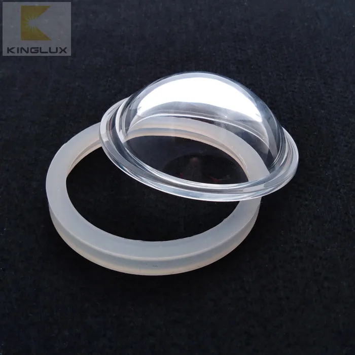 LED 10w 20W 30W 40W 50W 60W  lens led lighting lens diffuser led glass extruded lenses 120 degree