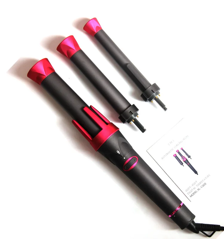 Automatic curling iron, lazy curling iron, wave electric rotation with three sticks