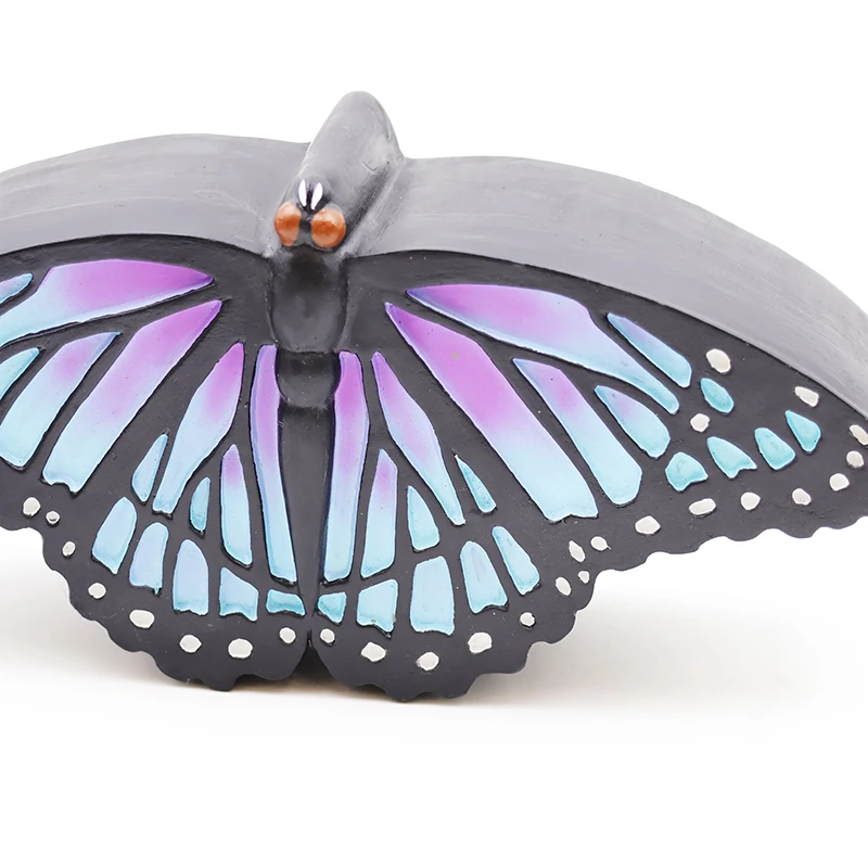 Wholesale keepsake pet dog cat funeral urns custom resin blue butterfly urns for adult and infant ashes cremation urn