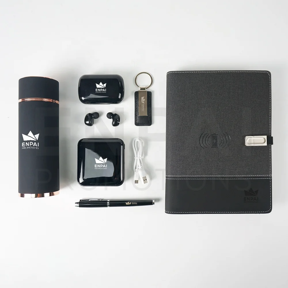Customizable Promotional Premium Business Gift Set Tech Gadgets With Custom Blank Logo