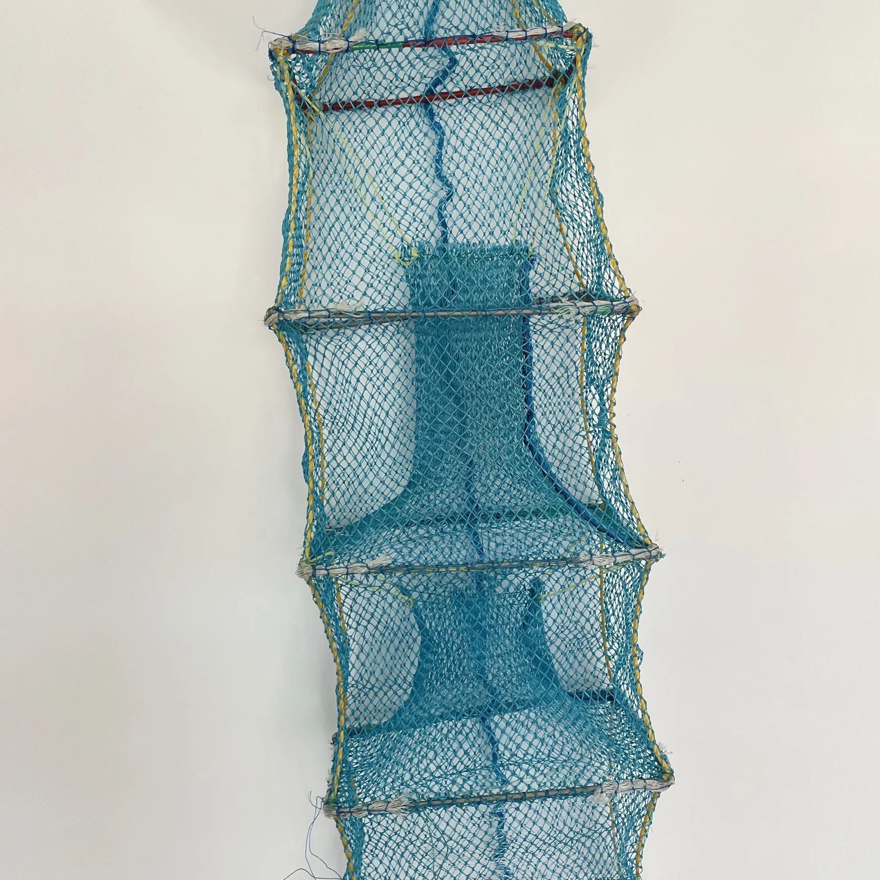 Longbubu trap cage long fishing cage nylon fishing net cage fyke net fishing trap cage