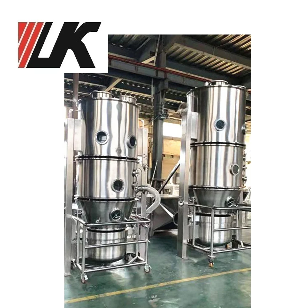FG-300 Granulator Fluid Bed Drying Equipment Vibrating Fluid Bed Dryer