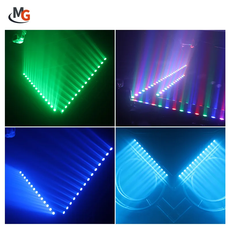 14 шт. * 3 Вт RGB в 1 Радужный эффект Светодиодный линейный светильник Настенный для сценического бара ночного клуба
