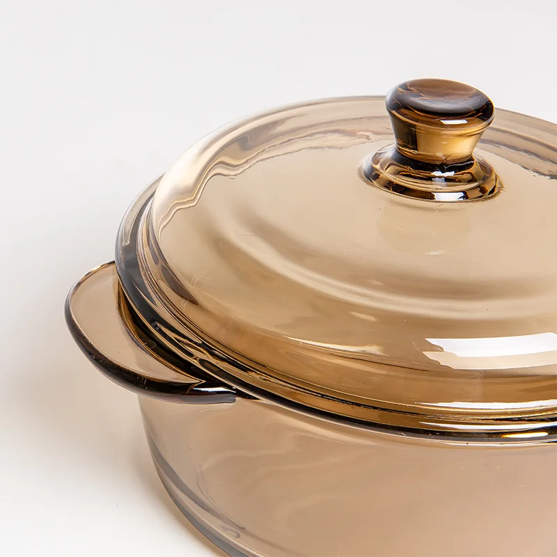 DELI 1000 мл 33 81 oz закаленное жаростойкое прозрачное стекло для приготовления пищи лапша кастрюля с