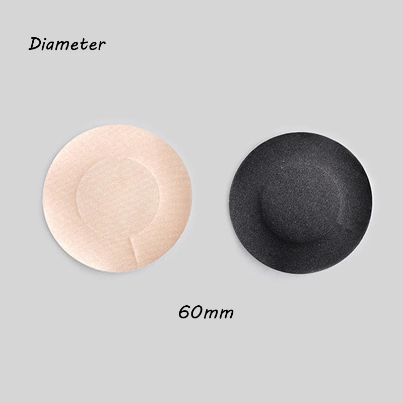 Round and Flower Shape disposable Nipple Covers Satin Fabric Breast Petals Adhesive underwear Bra
