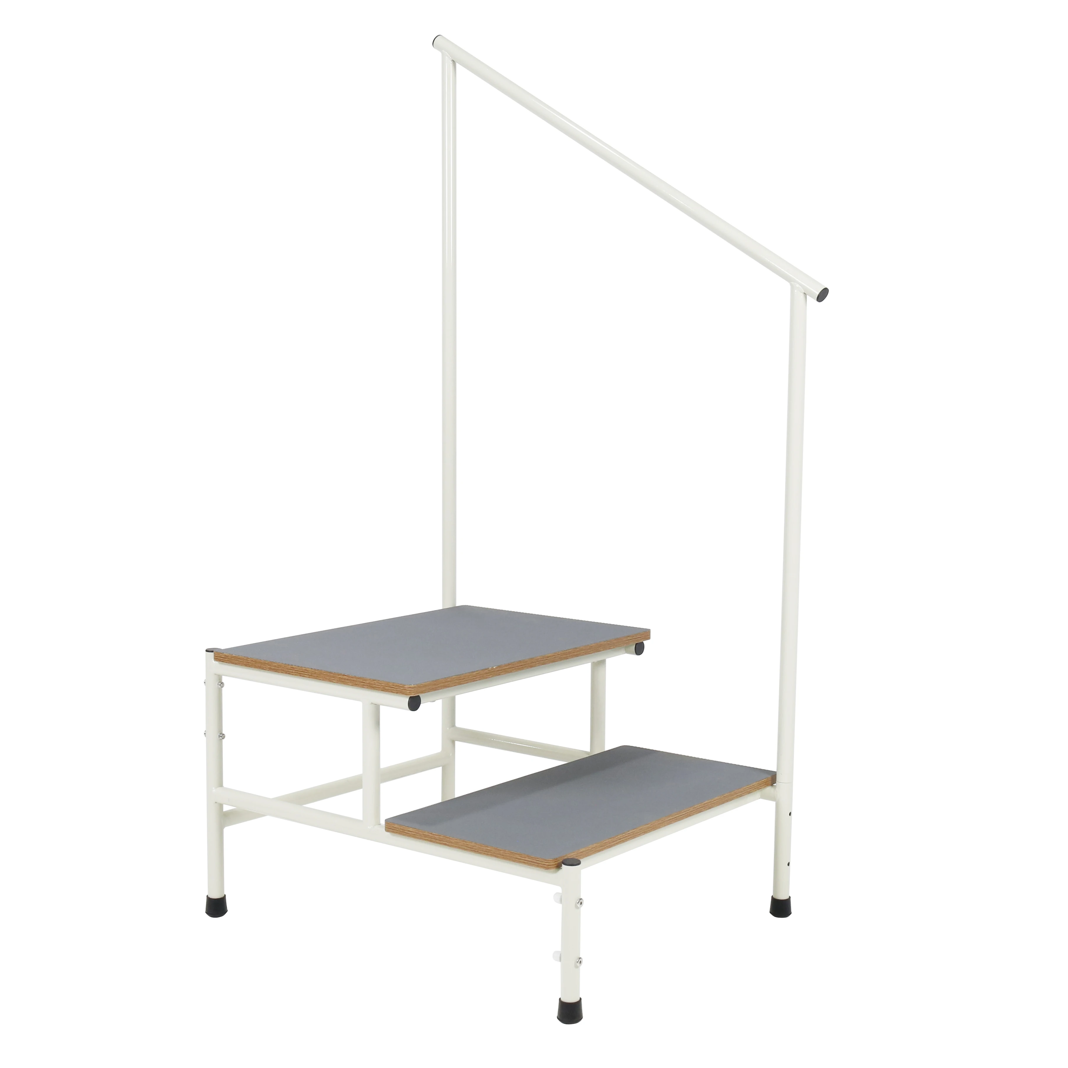 Double Step Stool with Handle Rail for Rehabilitation Therapy Supplies