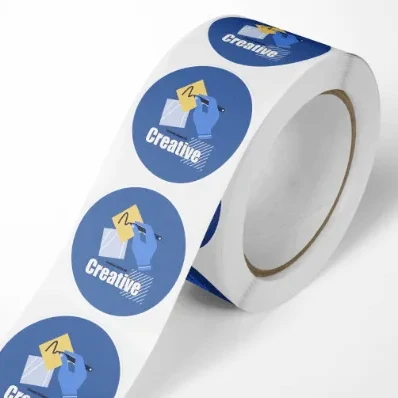 Custom Factory Wholesale  Waterproof  Roll Sticker and labels