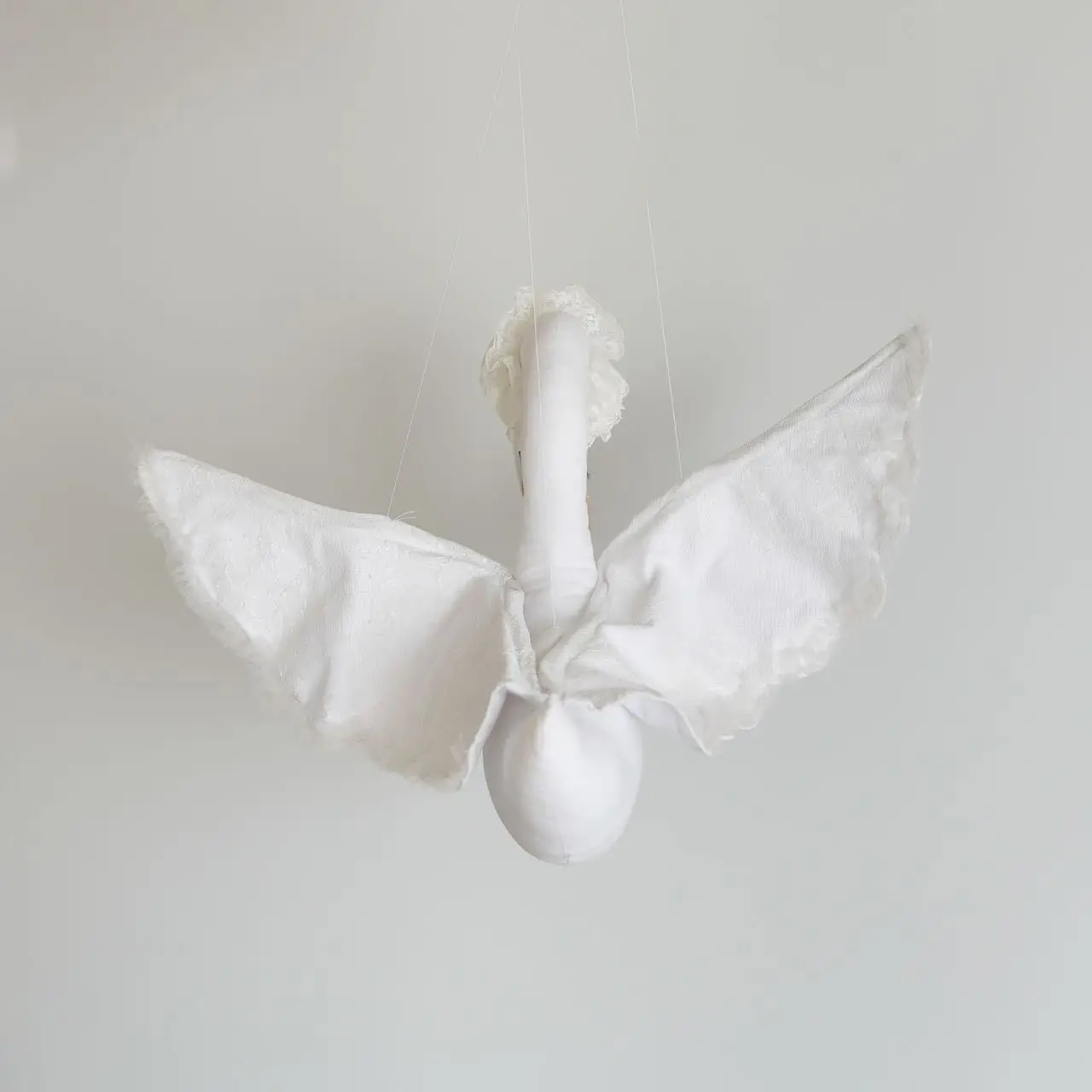 Hot Selling  Creative Wall Hanging Stuffed Doll White Swan Animal Doll Home Decor Stuffed Toy For Kids