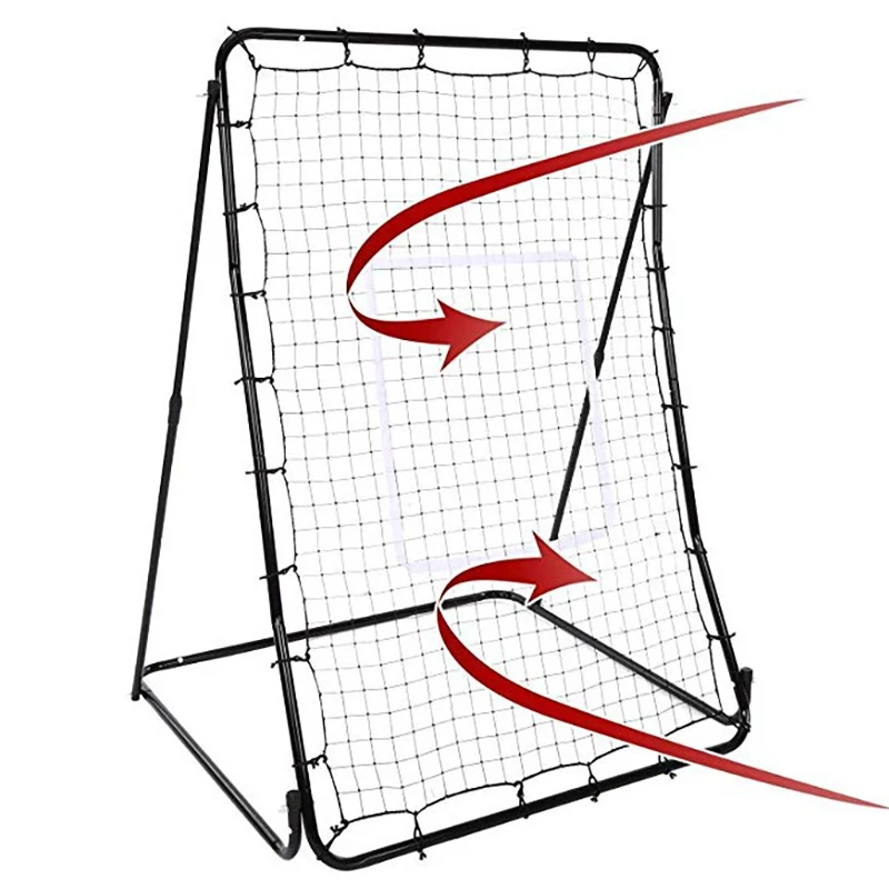 Portable detachable and adjustable outdoor baseball football tennis/baseball rebound net