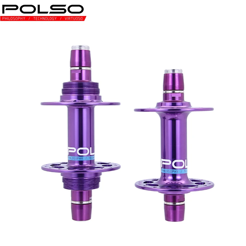 FH003  Hollow axis cnc High Quality Aluminum 32h Bike Hub 20 24 Hole Bicycle Rear Hubs Fixed Gear Bikes Hub