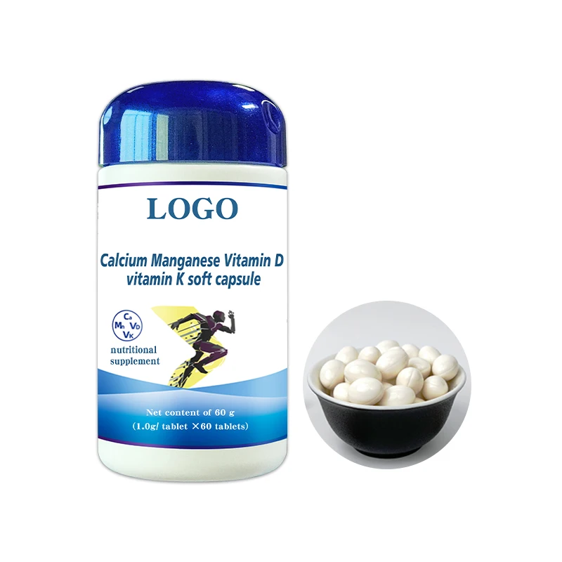 Calcium Manganese Vitamin D vitamin K soft capsule Maintain bone density calcium supplement