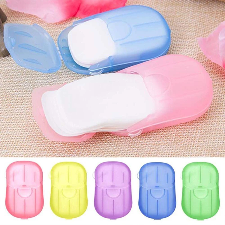 
Eco Friendly Travel Supplies Portable Pocket Soap Paper Mini Washing Paper Soap of Disposable 