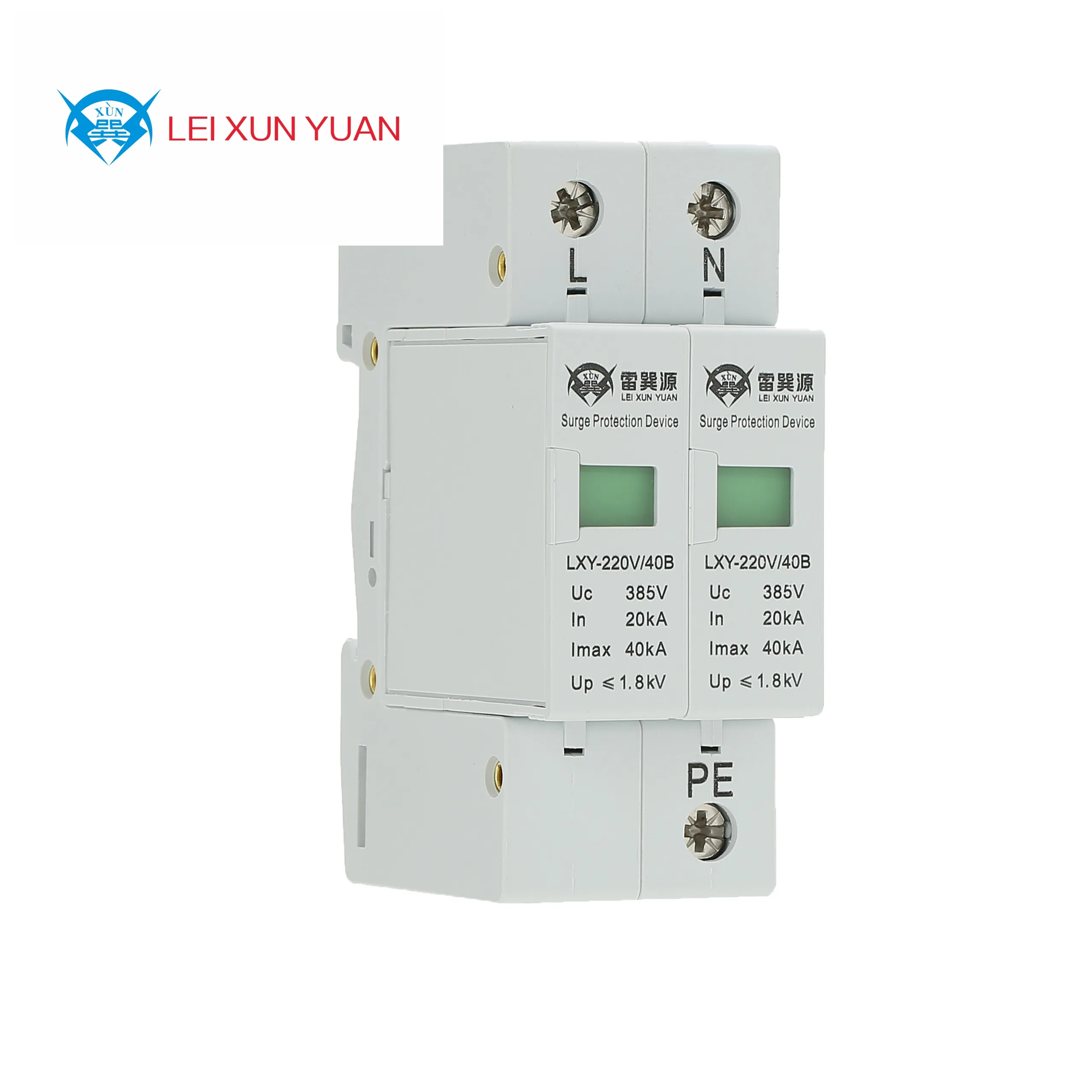 Dc Lightning Surge Protection Device Single-phase Lightning Arrester 40ka220v Module
