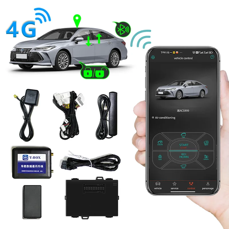 car remote control key Hot selling mobile phone intelligent control vehicle keyless entry remote start suitable for Toyota Camry