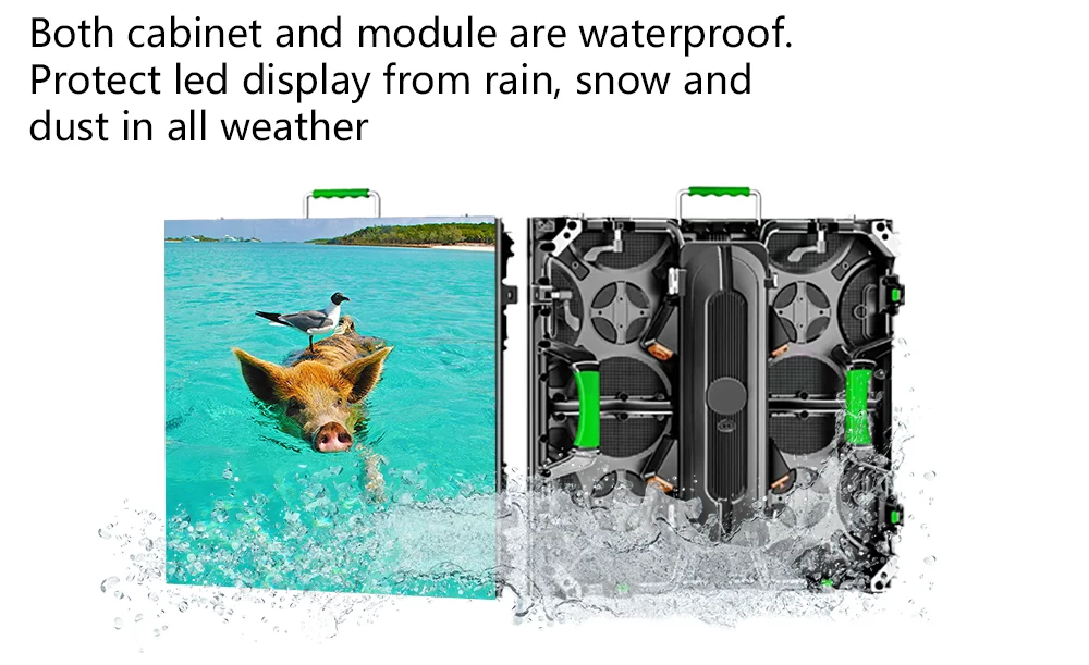 Easy Maintenance 4K 8K LED Screen Display OEM ODM  CE FCC ROHS IP65 P2 P2.5 P3 500*500mm LED Display Screen LED Video Wall