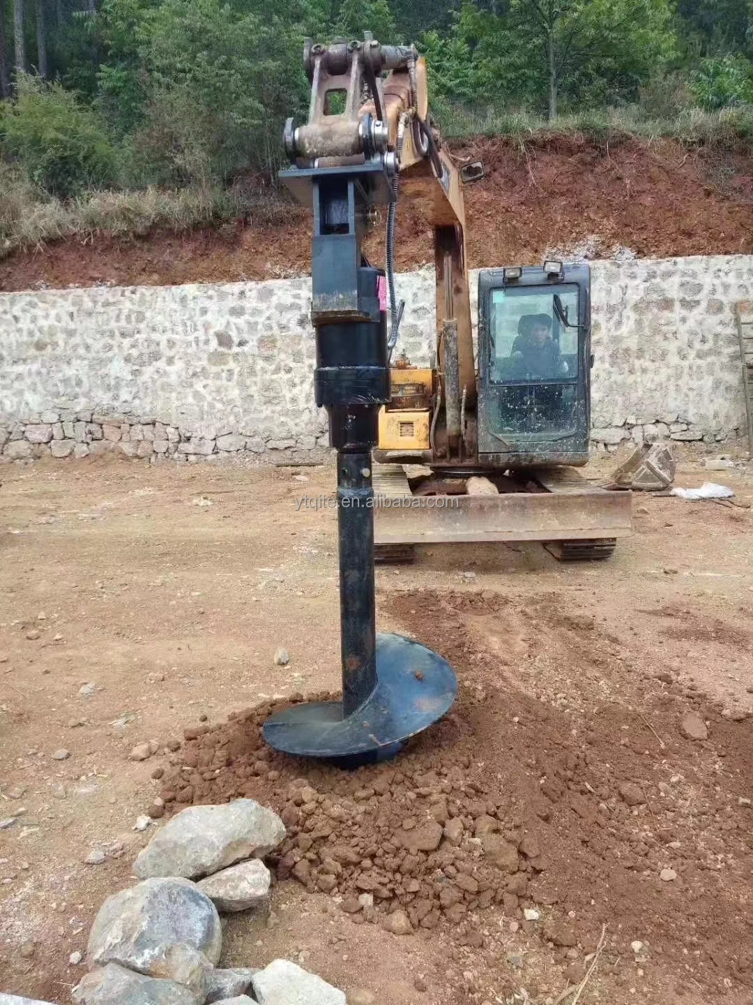 Gite Skid Steer Loader Auger Drill Bit Set