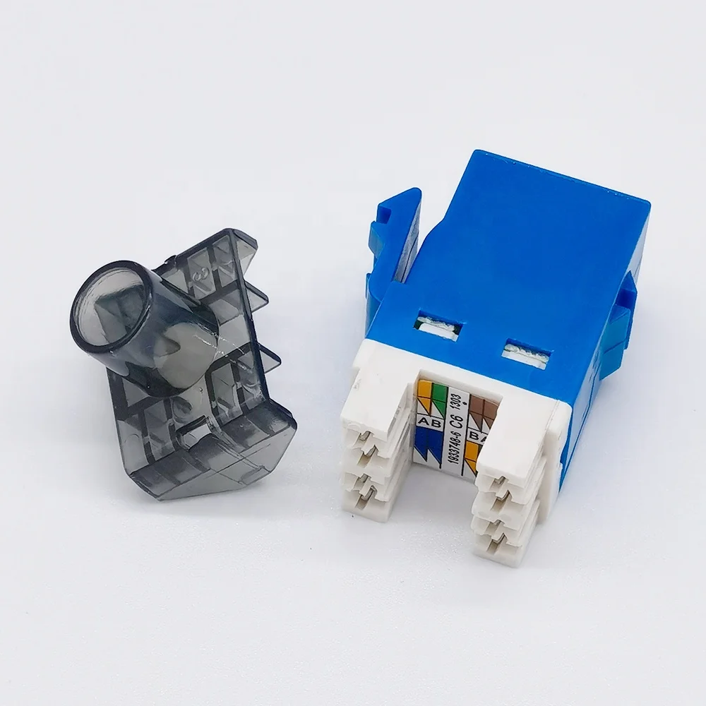 Модульный разъем Keystone Blue AMP RJ45