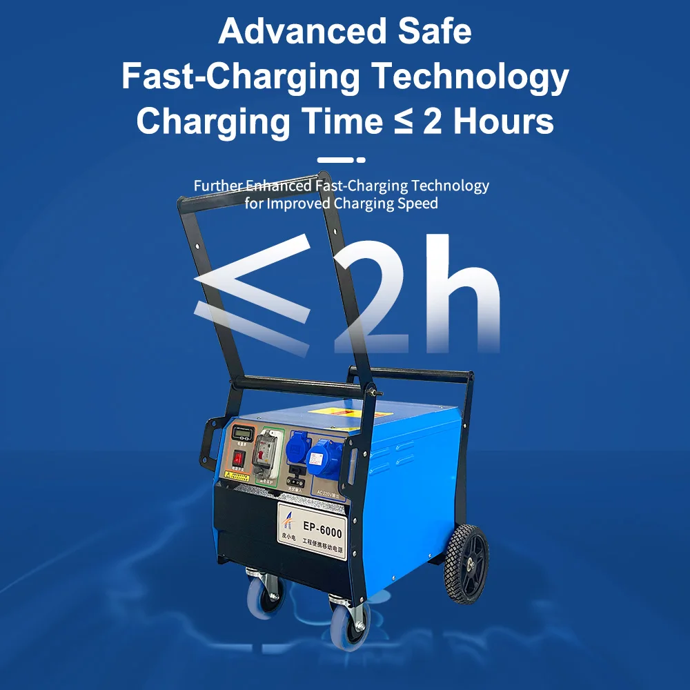 Multifunctional High Capacity Portable Power Station 5000W High End Mobile Power Bank Charging Station