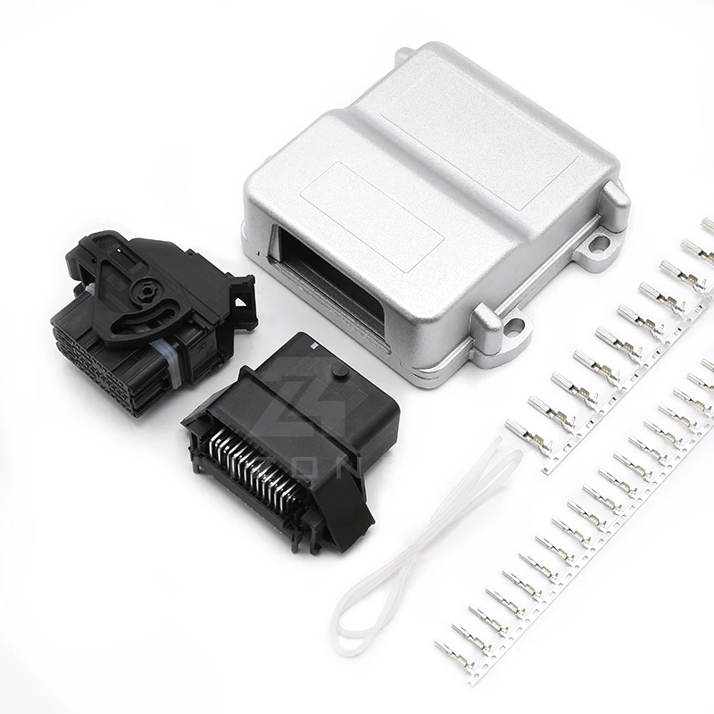 Ecu aluminum box 48pin ecu housing automotive ecu enclosure PCB aluminum enclosure