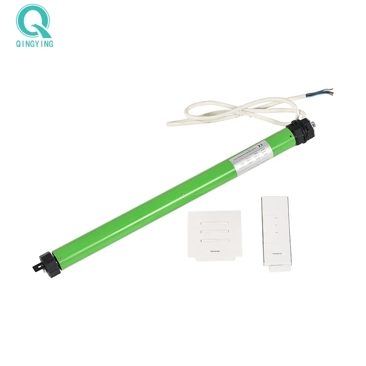 QINGYING High Quality Electronic Remote Controller Tubular Motor for Roller Blinds