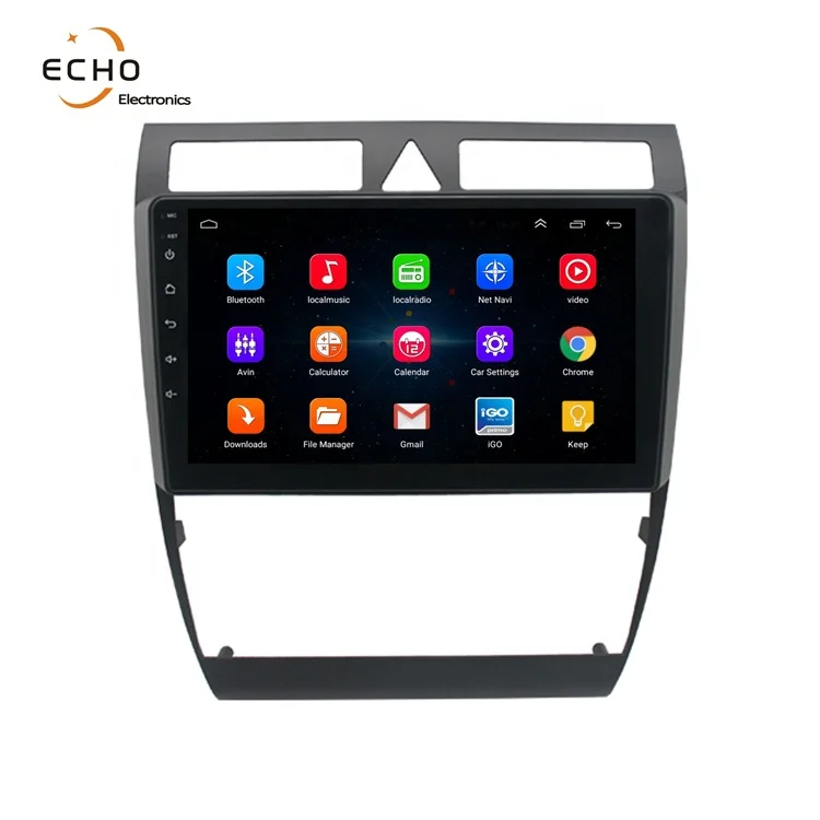 9 Inch 4 Cores Android 10 Car Audio Dvd Multimedia Player Radio Video Stereo Gps Navigation System For Audi A6 1997-2004
