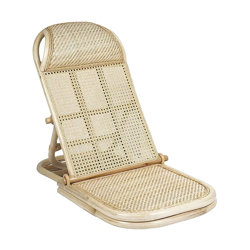 TARKA Customizable Color Size Outdoor Portable Folding Rattan Swimming Pool Sun Bed Beach Lounger Chairs