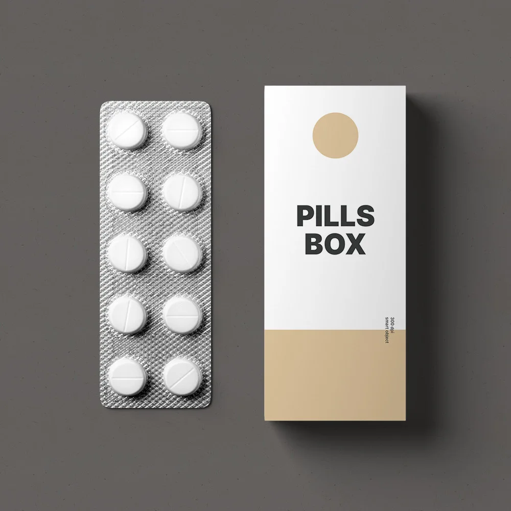 Express medicine paper printing box custom-designed free eye cream eye drops box