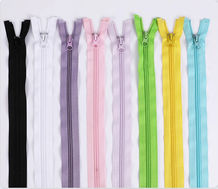 Custom nylon zipper color code 5# open tail backpack quilt cover clothing pillow pillow open tail zipper