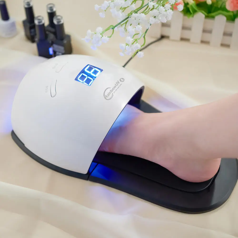 Customized logo Professional uv lamp nail dryer LED for feet nails UV nail lamp 48W for feet gel for fingernail and toenails