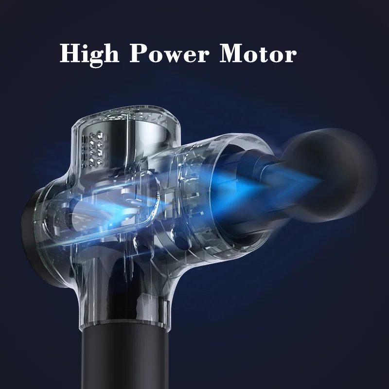 Electric Deep Tissue Vibration Body Muscle Sports Massage Gun Booster Impulse Percussion Fascia Gun