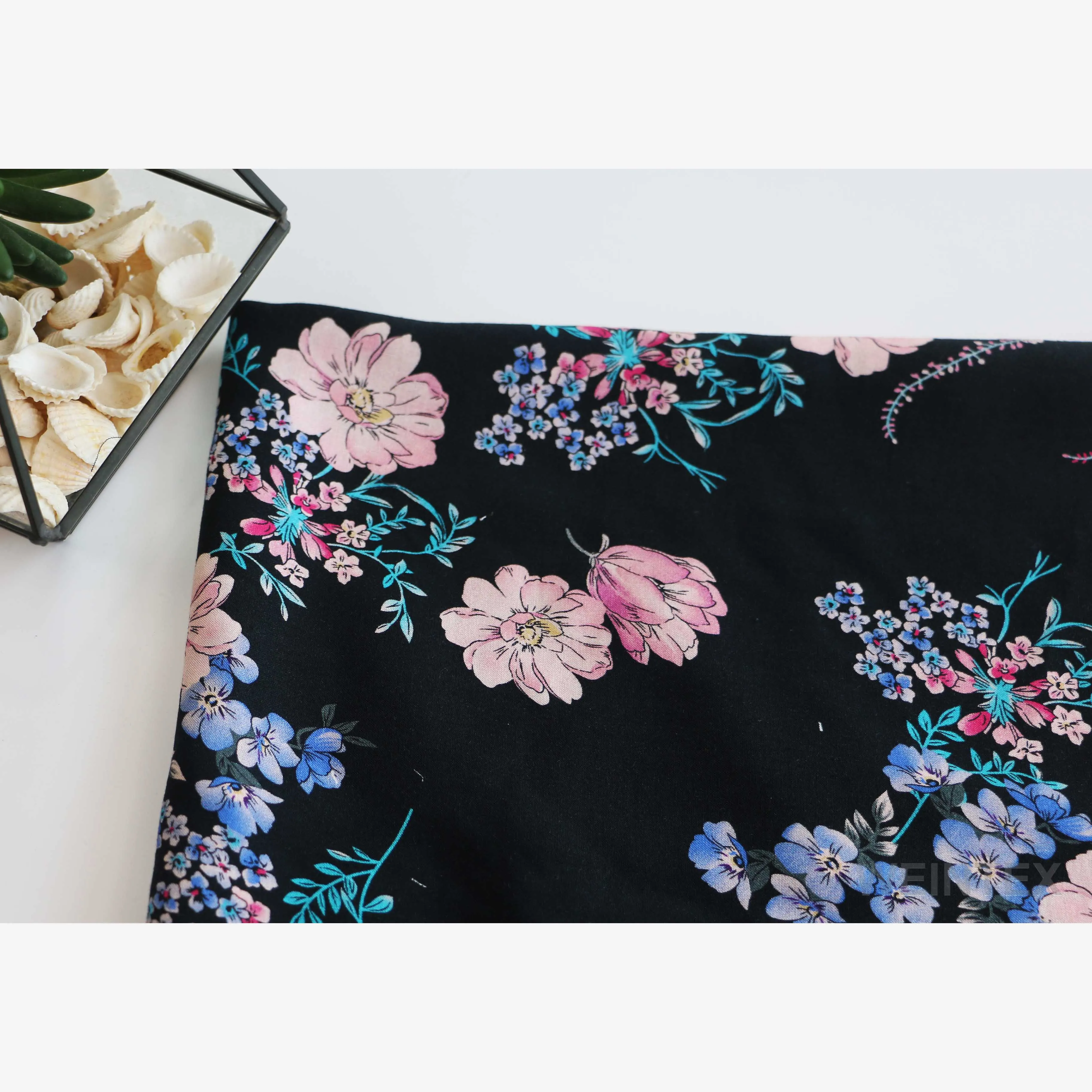 WI-R01-98278 Factory directly custom reactive digital print 100% viscose rayon fabric for garment