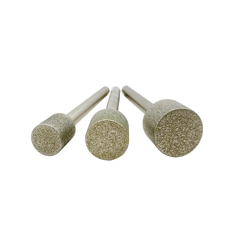 Diamond Grinding Head Shank Electroplated Mounted Point for Dremel Rotary Tool