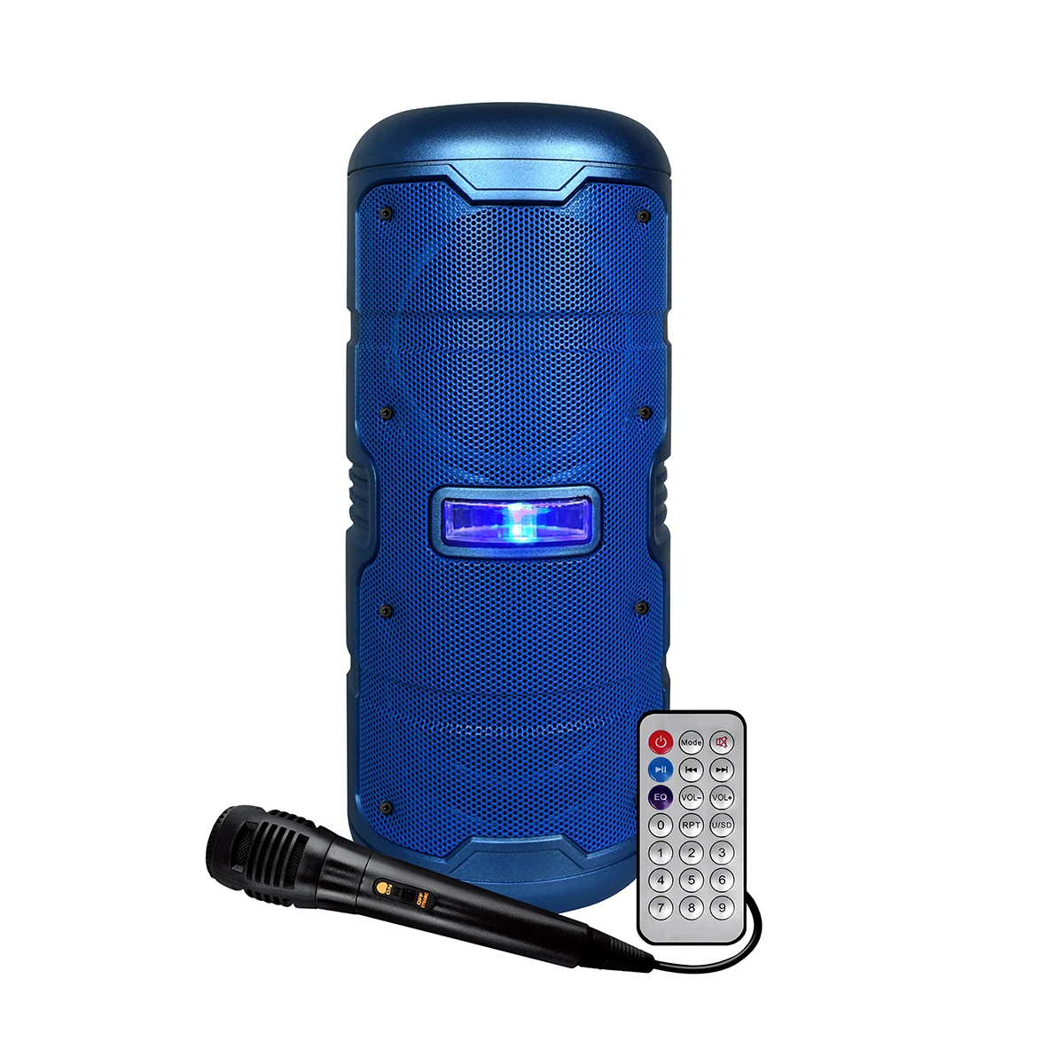 2023 New Style Audio Box with LED light Double 5.25 Inch Full Range Bluetooth Wireless Portable Speaker