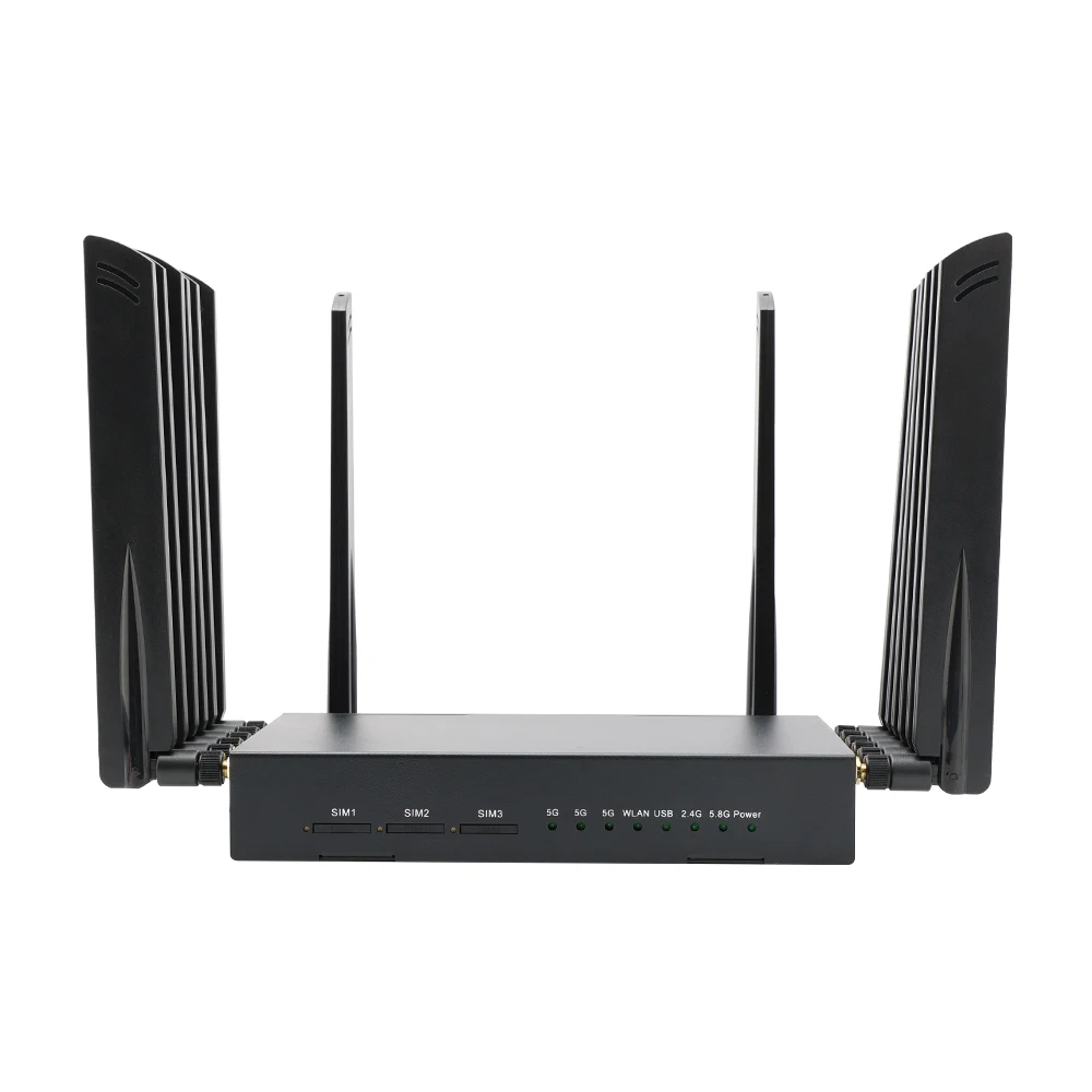 IPQ6010 WIFI6 3PCS 5G SIM card router Multi-card 5g bonding router 5g wifi router with multi sim card slot