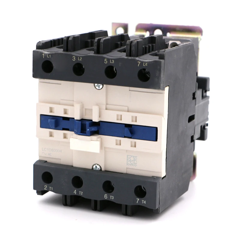 LC1D80004G7 AC electric magnetic Contactor 4P 4NO LC1-D80004G7 125A 120V AC coil