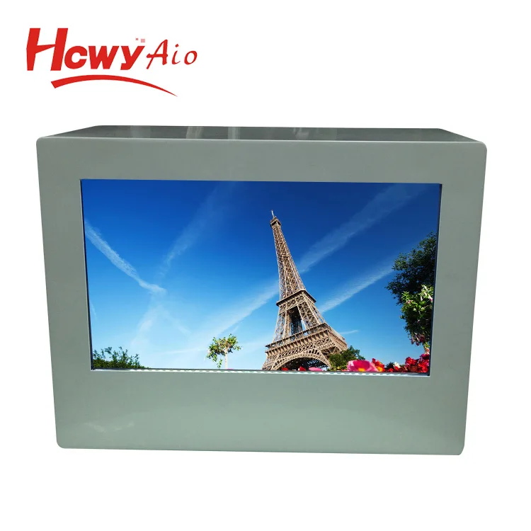 Hot Metal Case 10 inch 1024*600 Transparent LCD/LED AD Display 10' Advertising Player Display