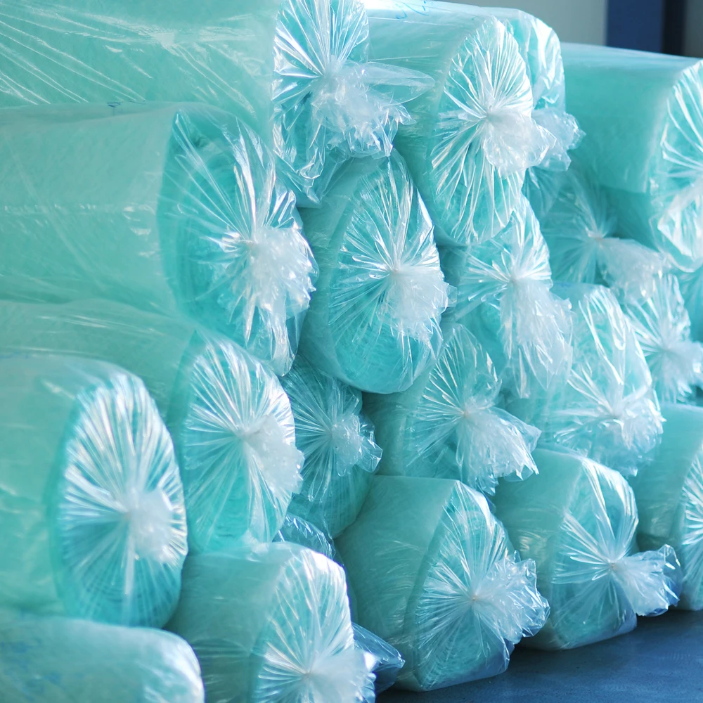 White Green Glass Fiber Filter Media Fiberglass Spray Booth Floor Filter Paint Stop Filter Roll