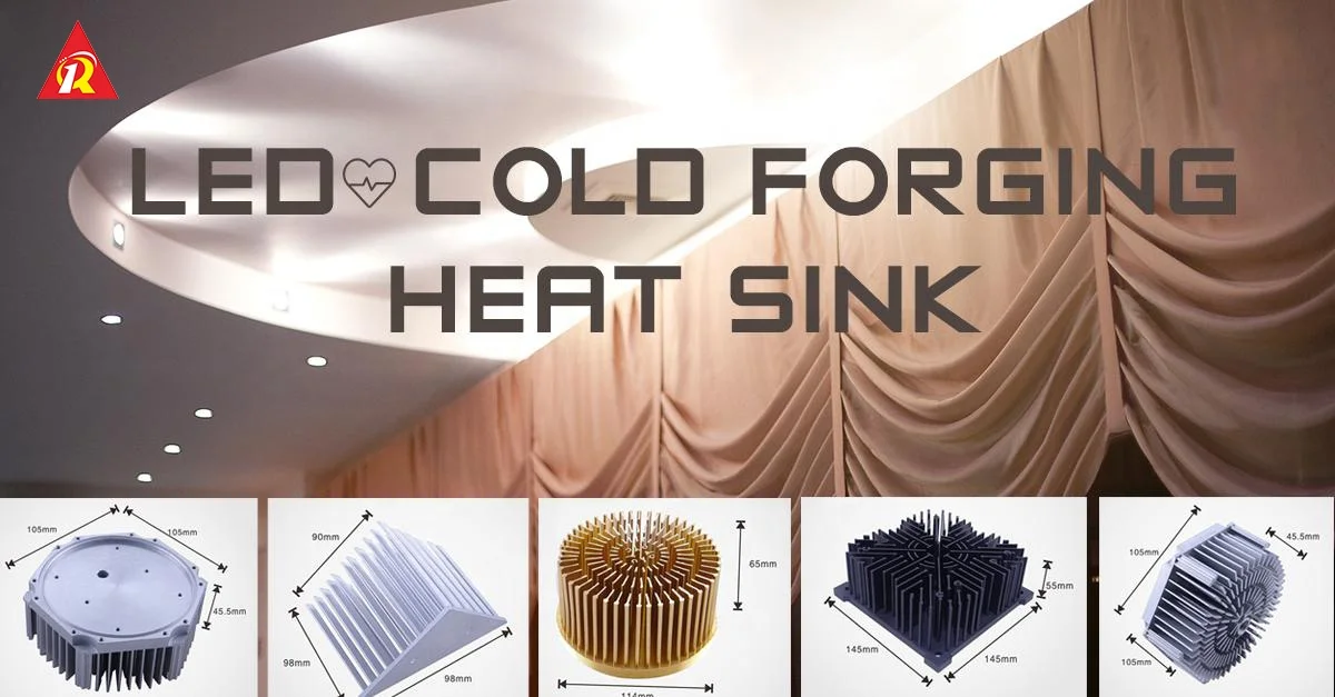 Custom Growth Lamp Pre-Drilled Led Pin Fin Heatsink Custom Heat Sink Aluminium Cold Forging Special LED Heat Sink Radiator