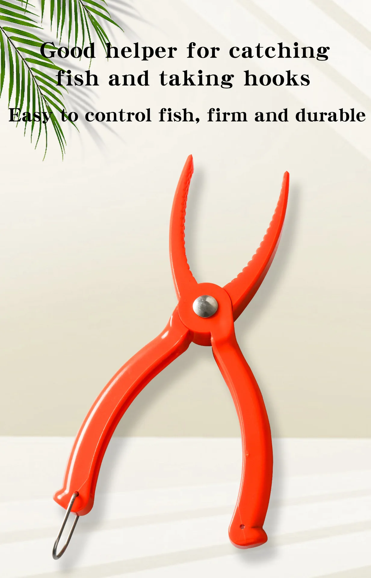 Plastic Floating Water Portable Fishing Gripper Fish Grip Lip Clamp Grabber Tool Fish Controller Fishing Plier