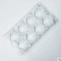 Wholesale Packing Storage Box Pulp Moulding Processing Transparent Disposable Plastic Egg Tray