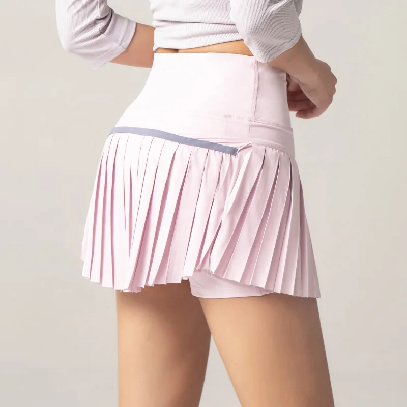 High Waist 2Xl Plus Size Sports Tennis Skirt Clothing Dresses With Pockets Shorts Mujer Ladies Woman Customization Logo