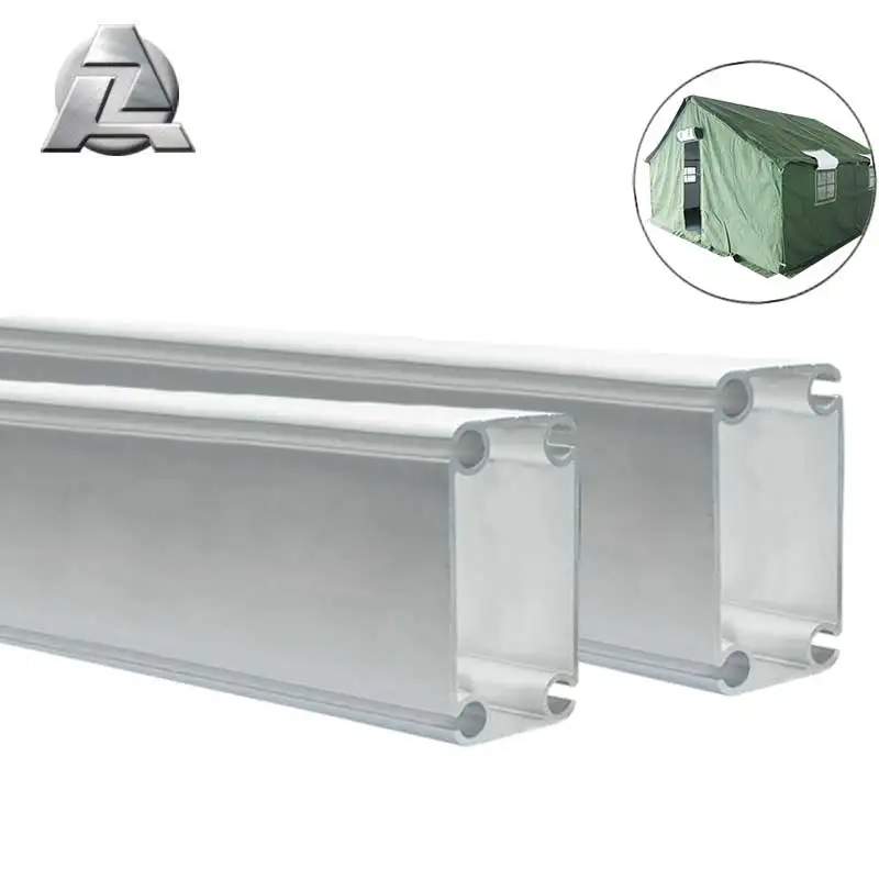 ZJD-KL7500 aluminum profile keder flanged awning rail use for warehouse tent